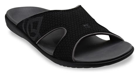 Spenco Kholo Womens Orthotic Slide Sandals Patterned Oynx 8 Medium