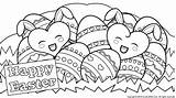 Cute Easter Coloring Pages sketch template