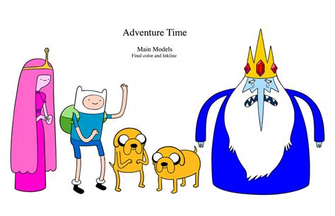 adventure time main line up princess bubblegum finn