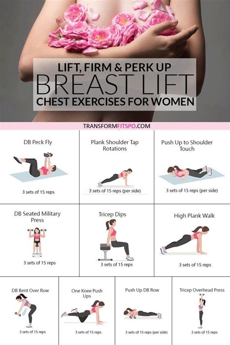 womens best chest exercises to lift and perk up breasts upper body my