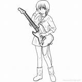 Beats Yuzuru Otonashi sketch template