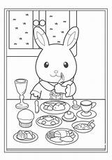 Coloring Critters Pages Sylvanian Calico Families Printable Family Kids Coffee Critter Fun Coloriage Colouring Kleurplaat Books Breakfest Food Print Sheets sketch template