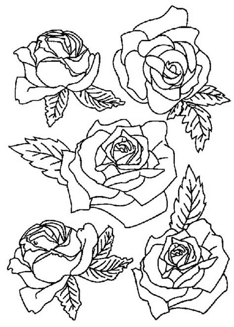 rose bouquet coloring pages pin  coloring detailed red rose