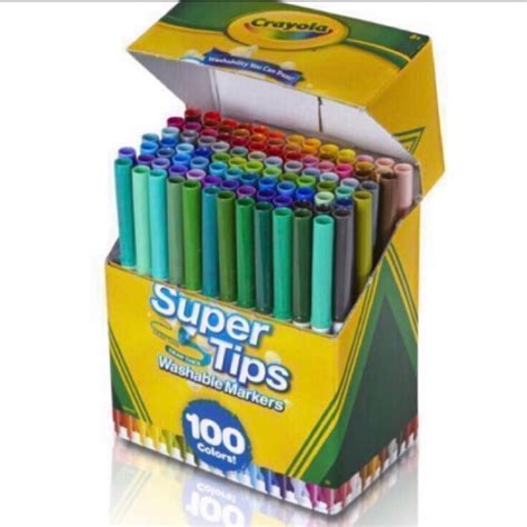crayola supertips super tip  pcs pack shopee singapore