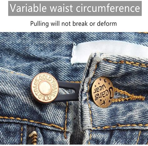 pack pants expander button jeans waist extender button styles
