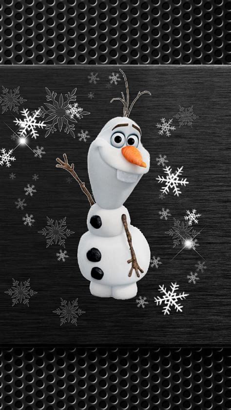 olaf abstract black smile snow snowman hd phone wallpaper peakpx