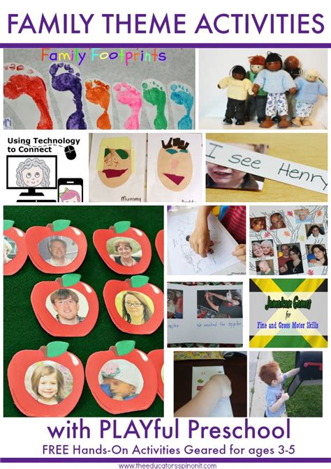 family theme preschool activities tips  tricks  skyping  educators spin