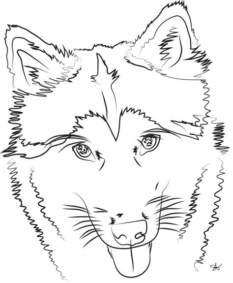 husky coloring page coloring pages art color