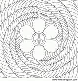 Coloring Illusion Optical Printable Pages Popular sketch template