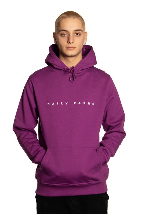 daily paper alias hoodie magenta purple xnl