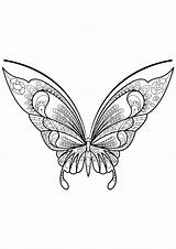 Papillon Zentangle Mariposa Mandala Coloriage Moeilijk Vlinders Insekten Adulti Mariposas Insectos Coloriages Erwachsene Insectes Insetti Jolis Ausmalbilder Supercoloring Imprimir Justcolor sketch template