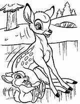 Rabbit Bunny Coloring Printable Bambi Thumper Playing Ice sketch template