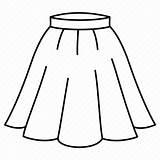 Skirt Summer Clothes Icon Wear Clothing Fashion Editor Open sketch template