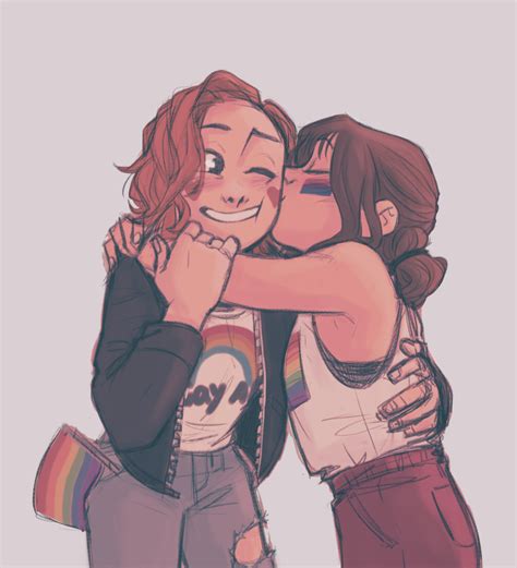 everything art lesbian art lesbian pride drawings of friends couple