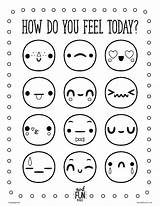 Expressions Emotions sketch template