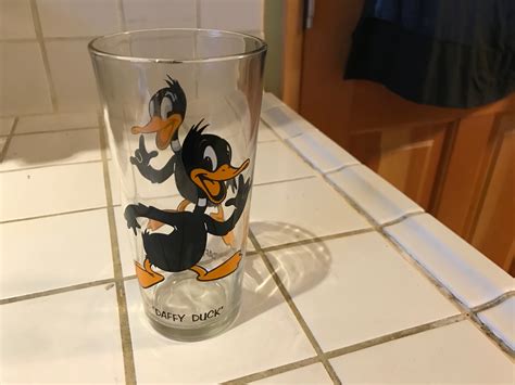 1973 Warner Brothers Pepsi Collector Series Daffy Duck Drinking Glass