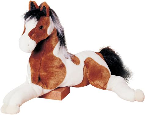 cuddle toys  natches paint horse plush toy  cm long amazon