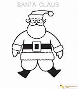 Coloring Santa Claus Christmas Pages Date sketch template