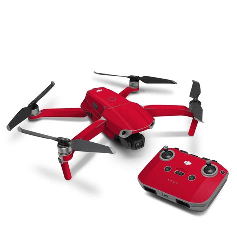 dji mavic air  skin solid state red  solid colors decalgirl