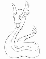 Pokemon Dragonair Coloring Pages Lineart Gerbil Supercoloring Lilly Deviantart Printable Print Lapras Color Drawing Mew Sheets Colouring Mewtwo Cartoons sketch template