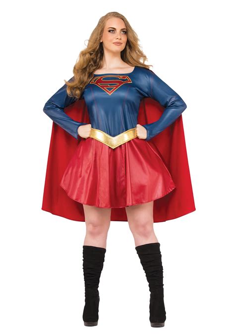 women s plus size supergirl tv costume