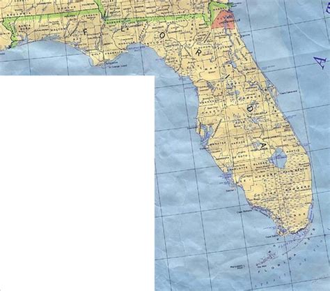 political map  florida united states gifex