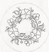 Floral Beading Metis Beadwork Ojibwe Applique Nations Ojibwa Loom Risco sketch template