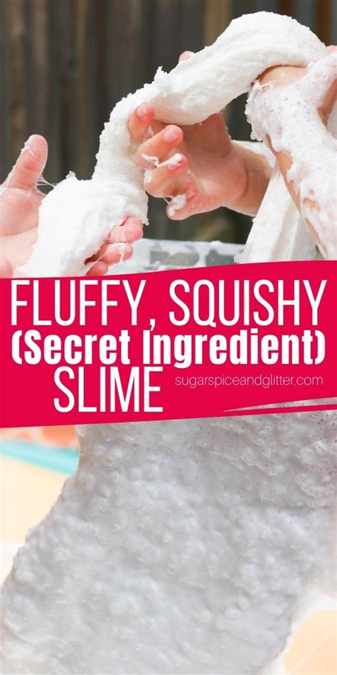 Fluffy Squishy Secret Ingredient Slime ⋆ Sugar Spice And Glitter
