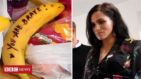 meghan s inspirational banana messages bbc news