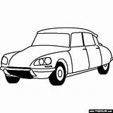 Ds Citroen Coloring Clipart Pages 1955 Top Clipground Rated sketch template