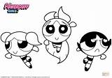Powerpuff Girls Coloring Pages Power Puff Printable Super Template Supercoloring Evil Cartoon Anime Kids sketch template