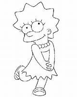 Lisa Simpson Coloring Simpsons Pages Para Dibujos Krusty Clown Los Colorear Coloriage Dibujar Personajes Color Le Google Colouring Cartoons Printable sketch template