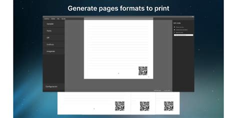 pages format generator  print figma