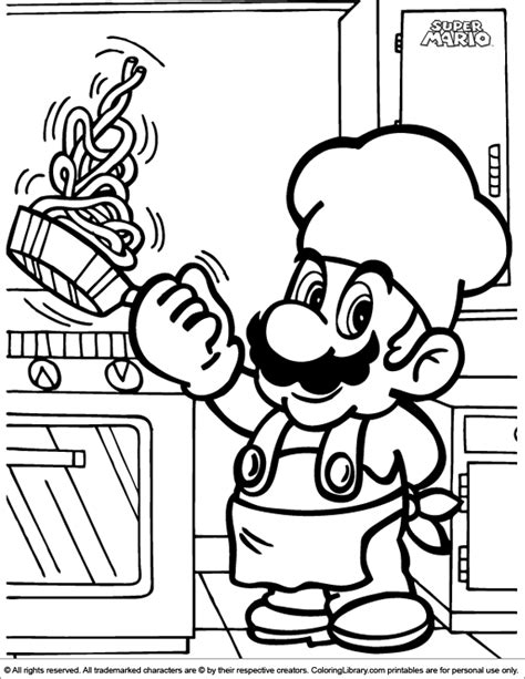 super mario brothers colouring book coloring library