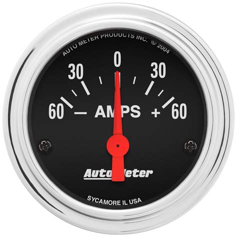 sell autometer  traditional chrome electric ampmeter gauge