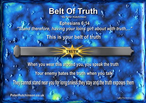 Belt Of Truth Photograph By Bible Verse Pictures