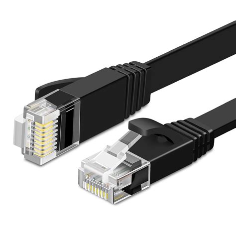 cat flat ethernet network cable ft high performance tangle