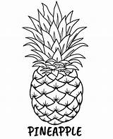 Pineapple Coloring Fruit Fruits Topcoloringpages Printable Sheet sketch template
