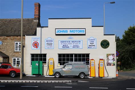 britains preserved  crumbling local petrol stations