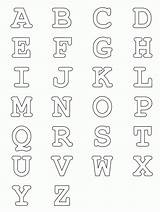Alphabet Lettere Foglio Alfabeto Disegnare sketch template