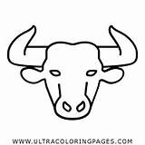 Touro Colorare Horoscope Taurus Iconfinder Ultracoloringpages sketch template