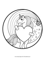 unicorn coloring pages  printable   primarygames