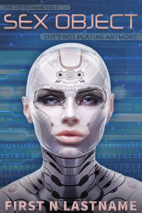 cyberpunk science fiction premade book cover sex object