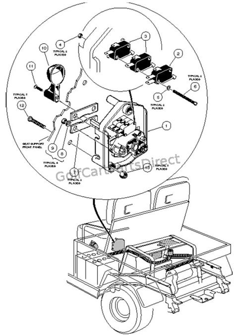 club car ds wiring diagram robhosking diagram
