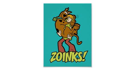 Scooby Doo And Shaggy Zoinks Poster Zazzle