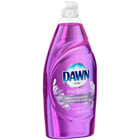 dawn escapes dishwashing liquid dish soap mediterranean lavender