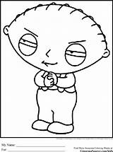 Coloring Stewie Pages Guy Family Chris Popular Color Printable Getcolorings Kids sketch template