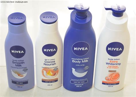 nivea body lotions review  love makeup