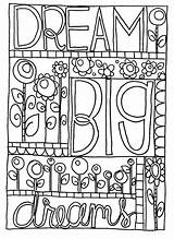 Coloring Pages Dream Doodle Sharpie Kids Big Bullet Printable Color Adult Print Getcolorings Popular Top Journal Colorings sketch template