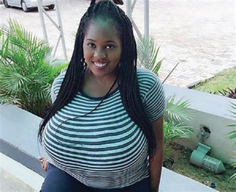 “my huge boobs brings joy and embarrassment” nigerian lady obianuju